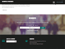 Tablet Screenshot of bloomfieldapts.com